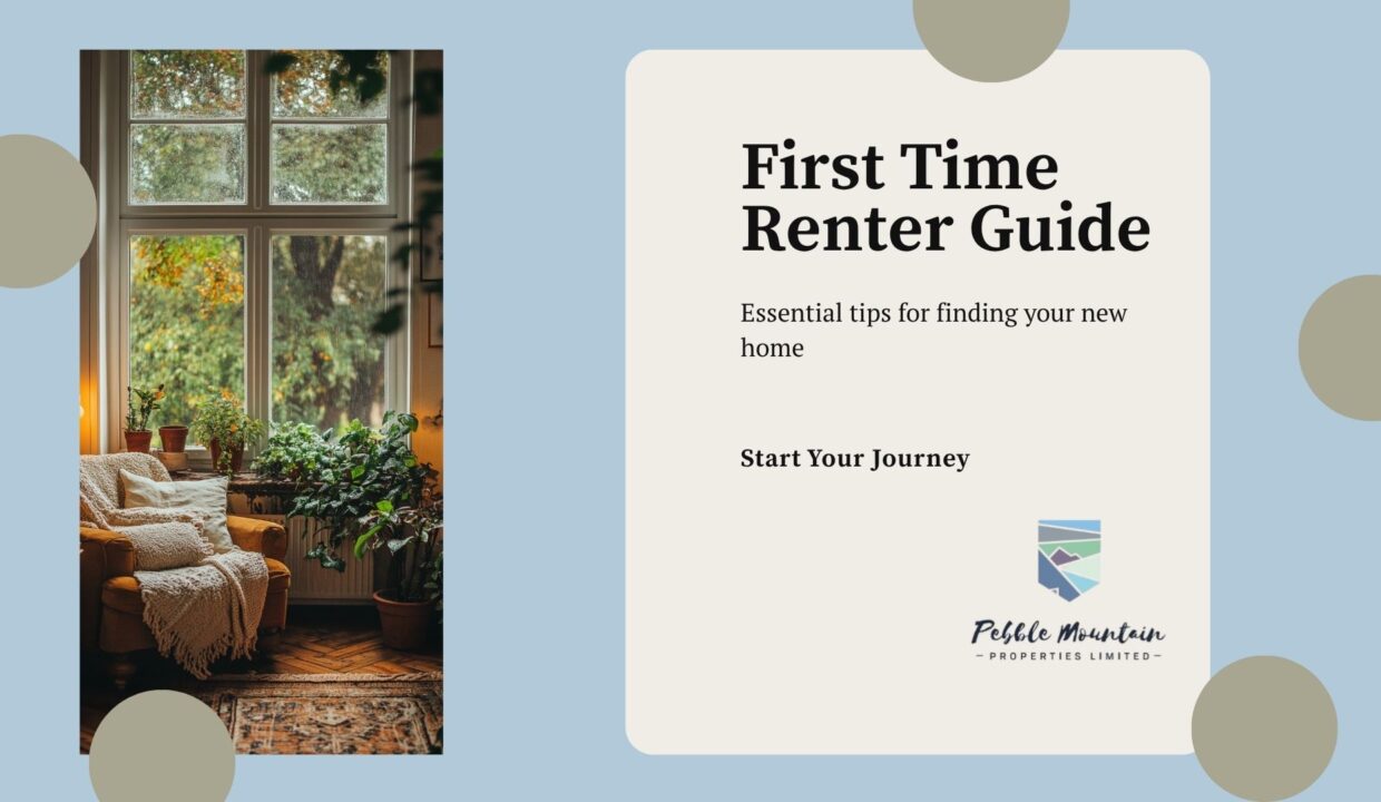 Header Image showing cosy sitting room with Title First Time Renter Guide